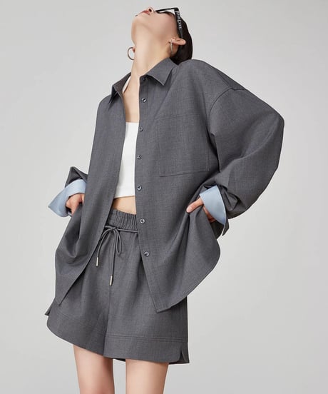 Relaxed Shirt & Shorts Set