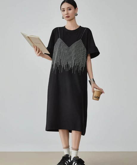 Crystal Layered Maxi Dress