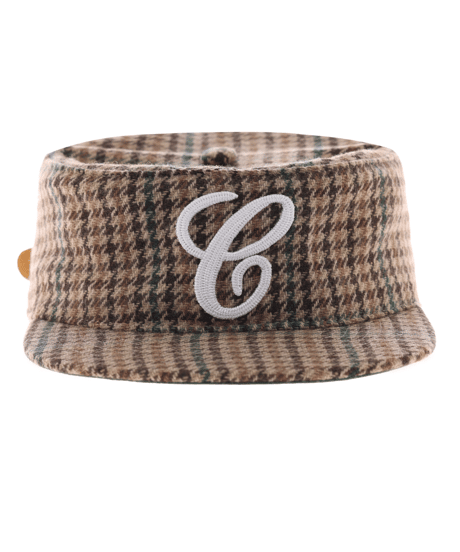 Retro Houndstooth Logo Baseball Cap