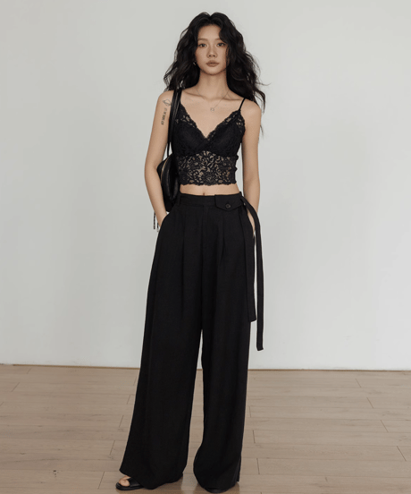 Lace Camisole Bra Top  / 2colors