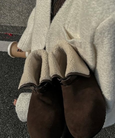 Bore Lining Short Boots / 2colors