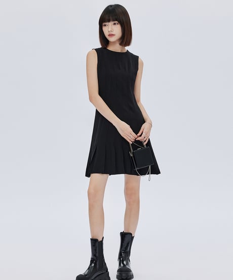 Round Neck Sleeveless Dress