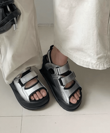 Platform Strap Sandals / 2colors