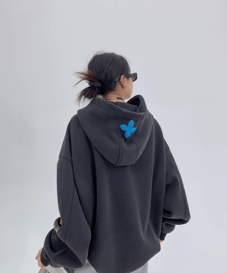 Flower Patch Oversized Pullover Hoodie