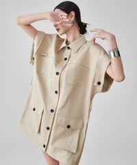 Utility Mini Shirt Dress