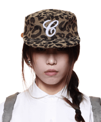 Vintage Leopard Logo Baseball Cap
