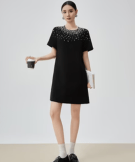 Elegant Bijou Mini Dress