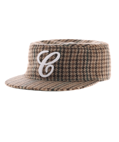 Retro Houndstooth Logo Baseball Cap