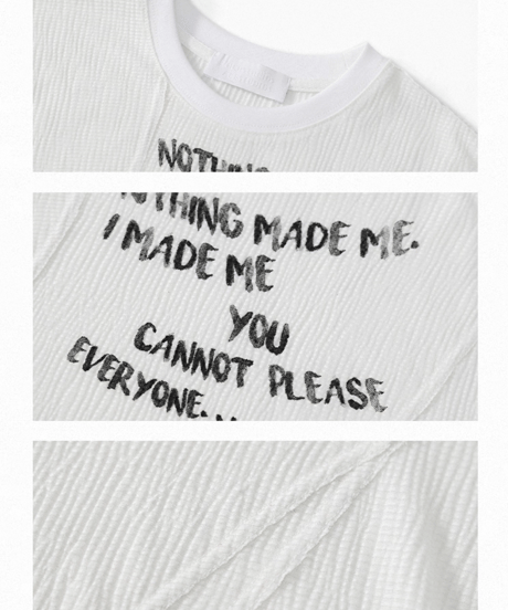Sheer Layered Mesh Print T-Shirt / 2colors