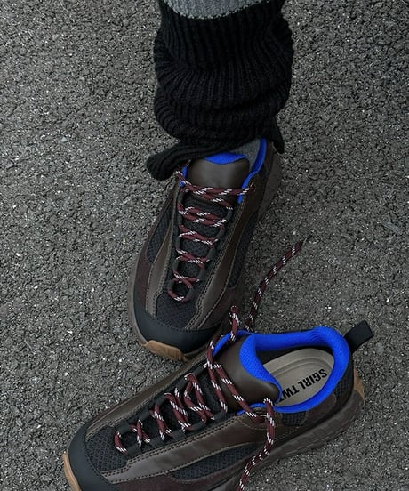 Color Block Lace-Up Sneakers / 3colors