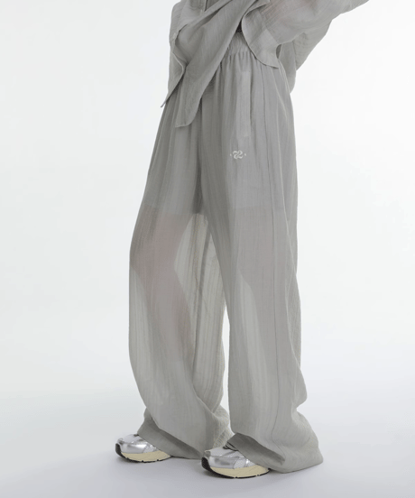Tencel Sunscreen Long Sleeve Shirt & Pants Setup  / 2colors