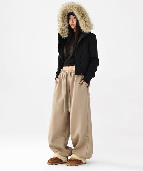 Soft Wide-Leg Sweatpants  / 3colors