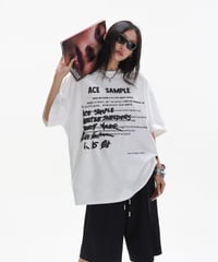 ACE SAMPLE Graphic Oversized Tee / 2colors