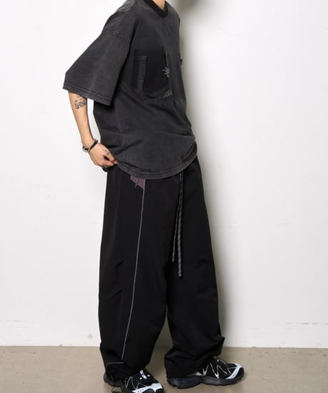 Wide Silhouette Tech Cargo Pants / 2colors
