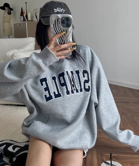 Urban Arch Logo Loose Hoodie / 3colors