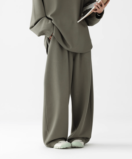 Oversized Relaxed Silhouette Setup / Loose Top & Wide Pants