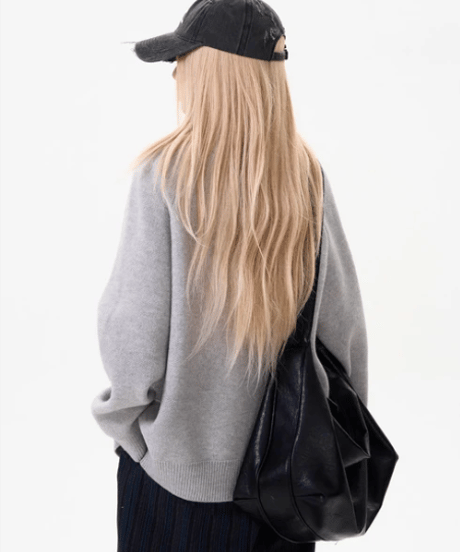 Soft Leather Sling Shoulder Bag