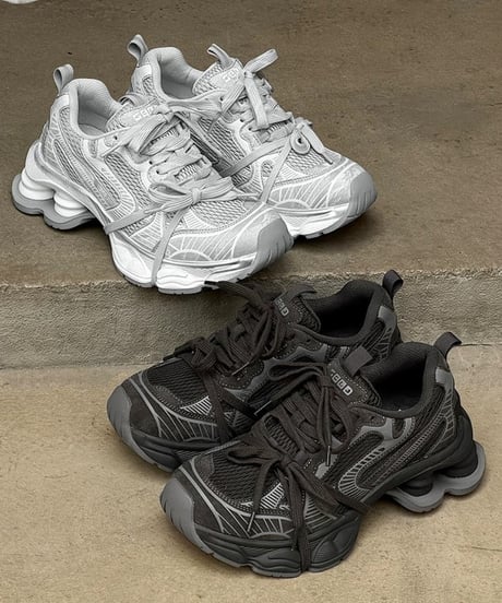 Retro Bundle Layered Daddy Sneakers