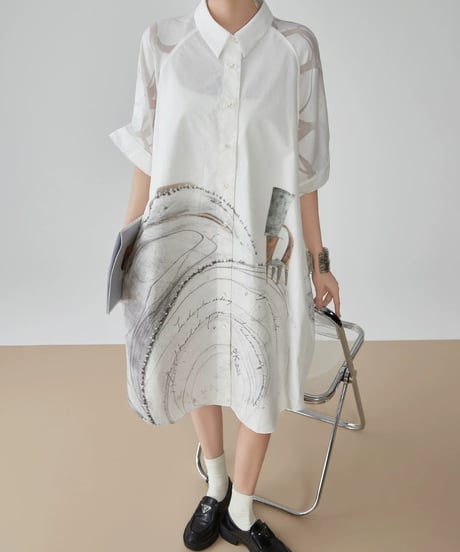 Gallery Canvas Art Shirt Dress