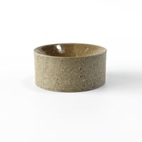 〈void-008〉切立小鉢　Φ6.3 x H3 cm　御影調　ストーングレー（蓋ありor蓋なし）