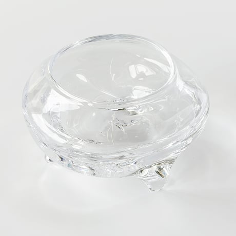 aura tripe-04　鉢（脚付き） Φ12xH7cm
