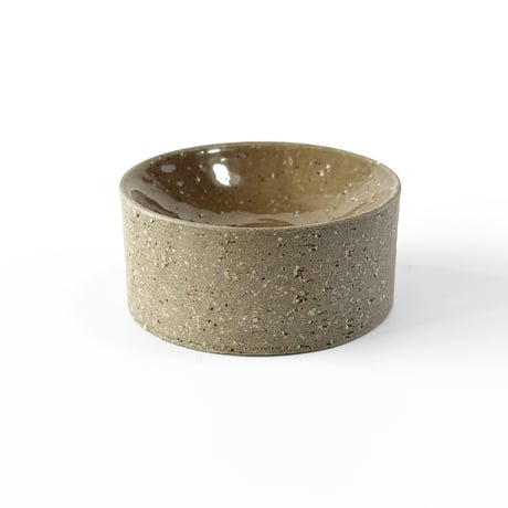 〈void-008〉切立小鉢　Φ6.3 x H3 cm　御影調　ストーングレー（蓋ありor蓋なし）