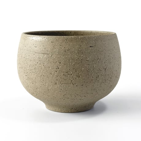 〈void-006〉碗　Φ11 x H9 cm　御影調　ストーングレー（蓋ありor蓋なし）