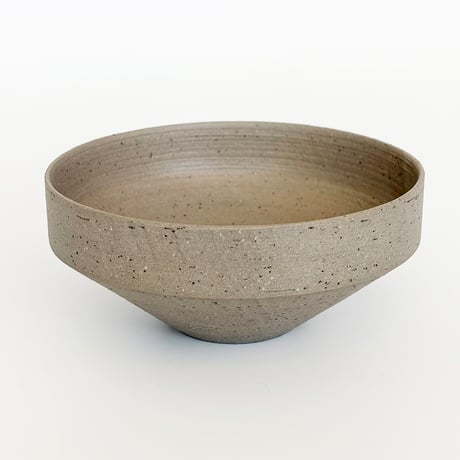 〈void-004〉切立鉢　Φ11.5 x H5cm　御影調　ストーングレー（蓋ありor蓋なし）
