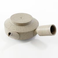 〈void-010〉急須　Φ12 x H8 cm　御影調　ストーングレー