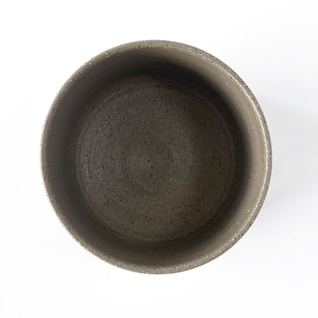 〈void-007〉碗　円筒形　Φ12 x H9 cm　御影調　ストーングレー（蓋ありor蓋なし）