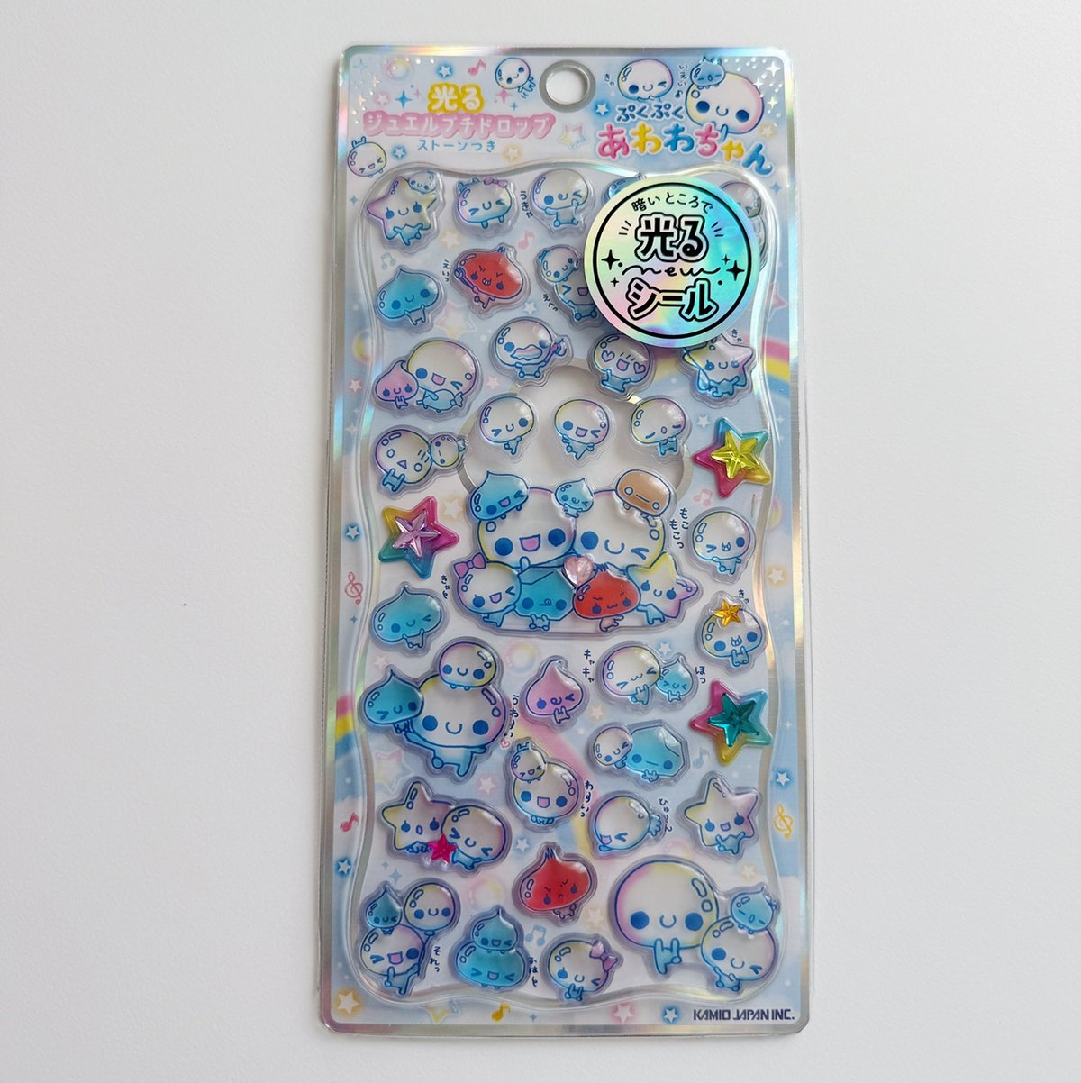 正規品】光るプチドロップステッカー / あわわちゃん | Poche