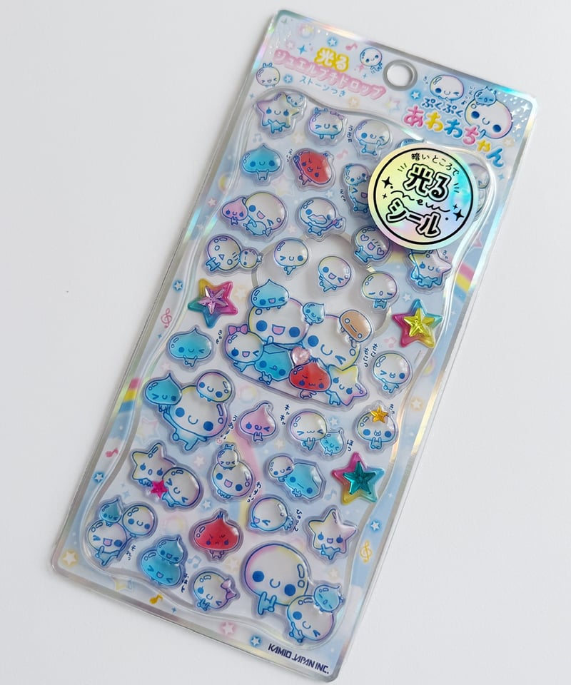正規品】光るプチドロップステッカー / あわわちゃん | Poche
