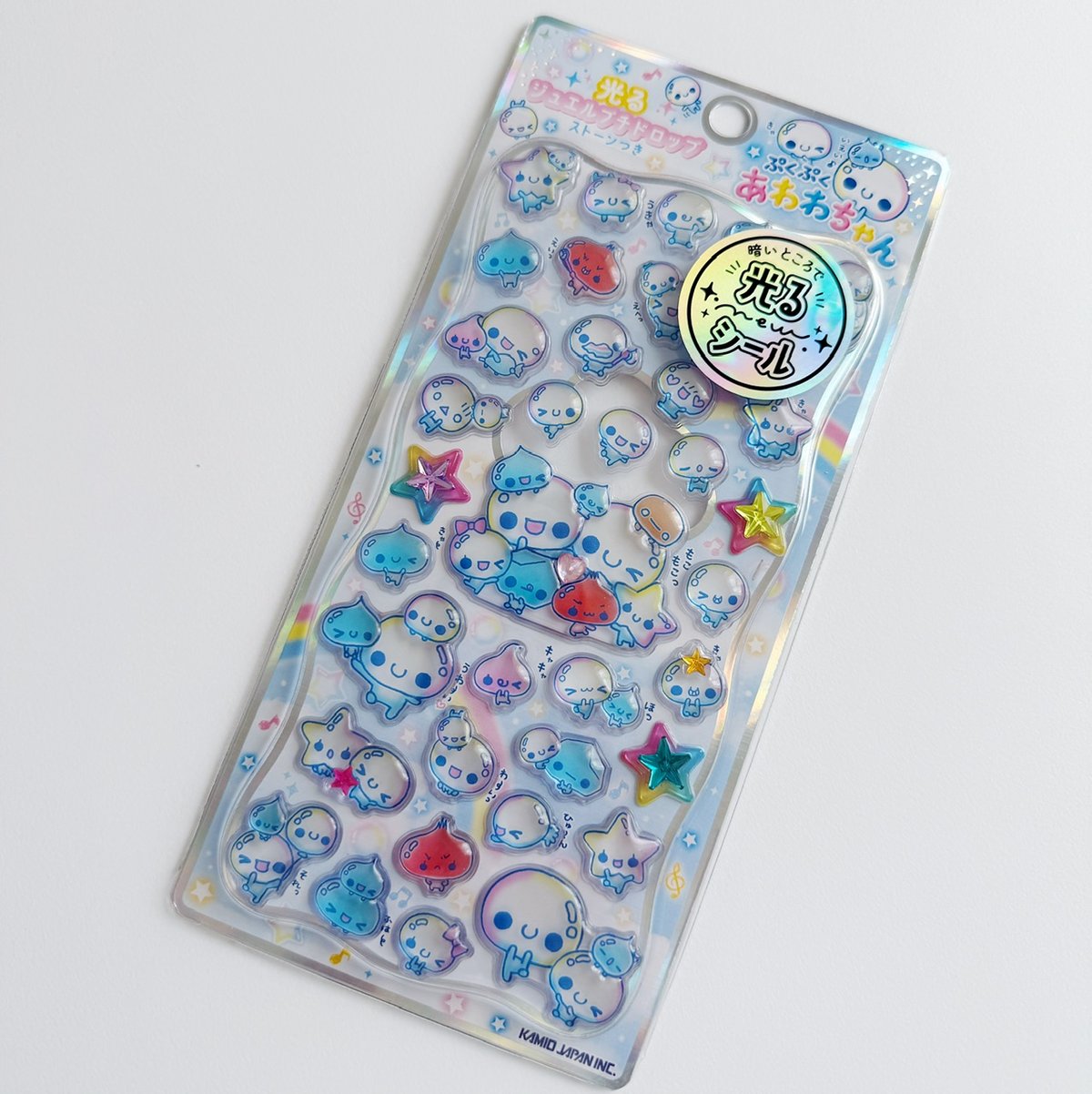 正規品】光るプチドロップステッカー / あわわちゃん | Poche