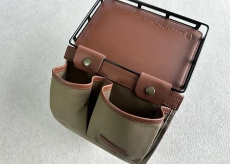 【LANDLIC】  フロントテーブル専用フロントポケット　デリカD:5 ◆ブラウン◆