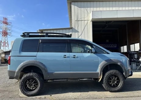 【LANDLIC】 ドアプロテクト　迷彩オリーブ　DELICA　D:5　中期型2019-専用