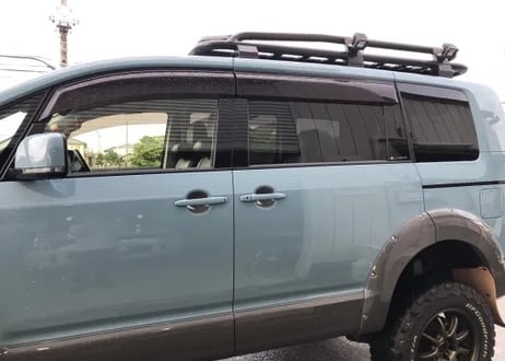 【LANDLIC】 ドアプロテクト　グレー　DELICA　D:5　中期型2019-専用