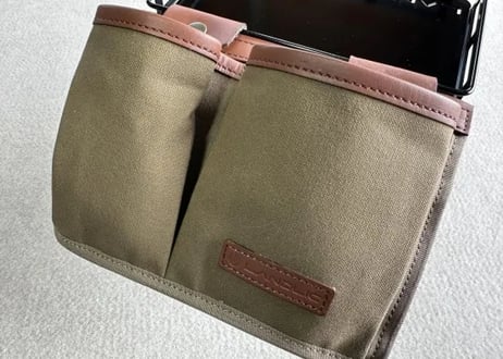 【LANDLIC】  フロントテーブル専用フロントポケット　デリカD:5 ◆ブラウン◆