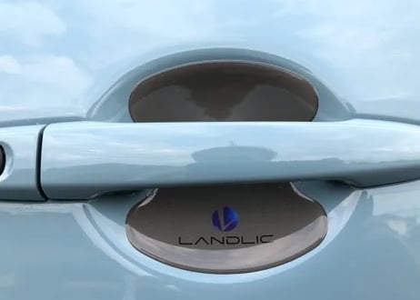 【LANDLIC】 ドアプロテクト　グレー　DELICA　D:5　中期型2019-専用