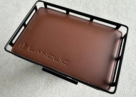 【LANDLIC】 フロントテーブル専用レザーパッド　新型デリカD:5　2026- ◆ブラウン◆