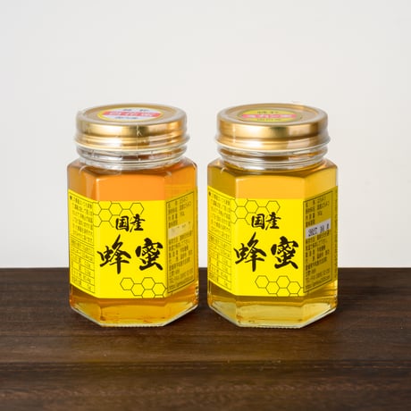 生蜂蜜 非加熱 【贈答】百花蜜＋みかん蜜 180g×2