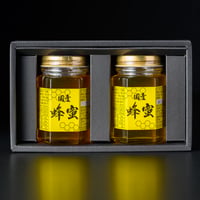 生蜂蜜 非加熱 【贈答】百花蜜＋みかん蜜 180g×2