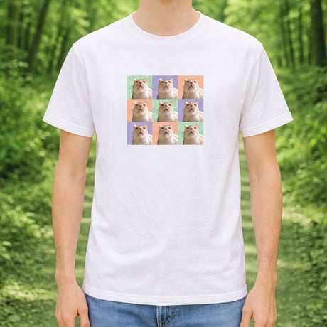 【送料無料】Tシャツ（3×3チェックプリント）