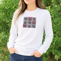 【送料無料】ロングTシャツ（3×3チェックプリント）