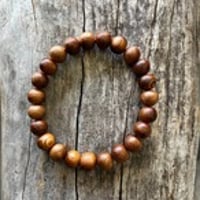 屋久杉ブレスレット10m玉 18センチ