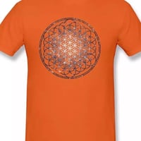 フラワーオブライフTシャツ cotton100%