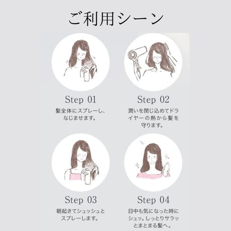 63種の美容成分 スタイリングヘアミスト 霧森（きりのもり）150mL