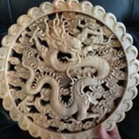 五爪昇龍  水杯セット直径27センチ