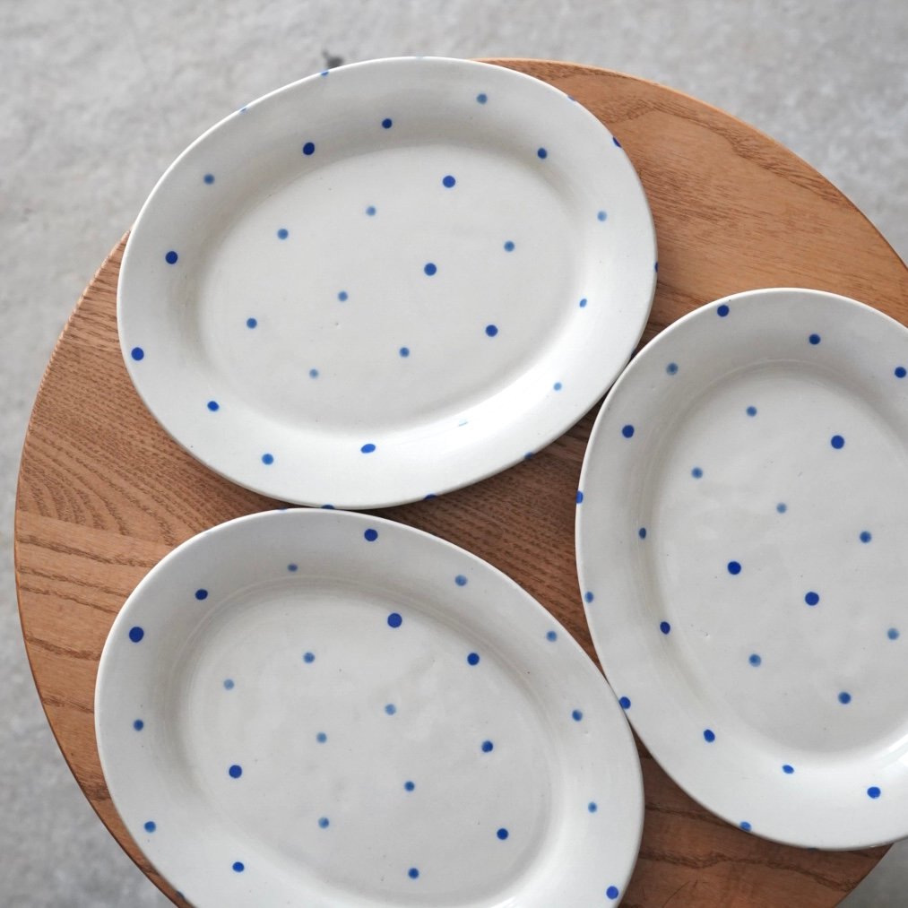 Oval Plate dot / 中囿義光さん | u; general store