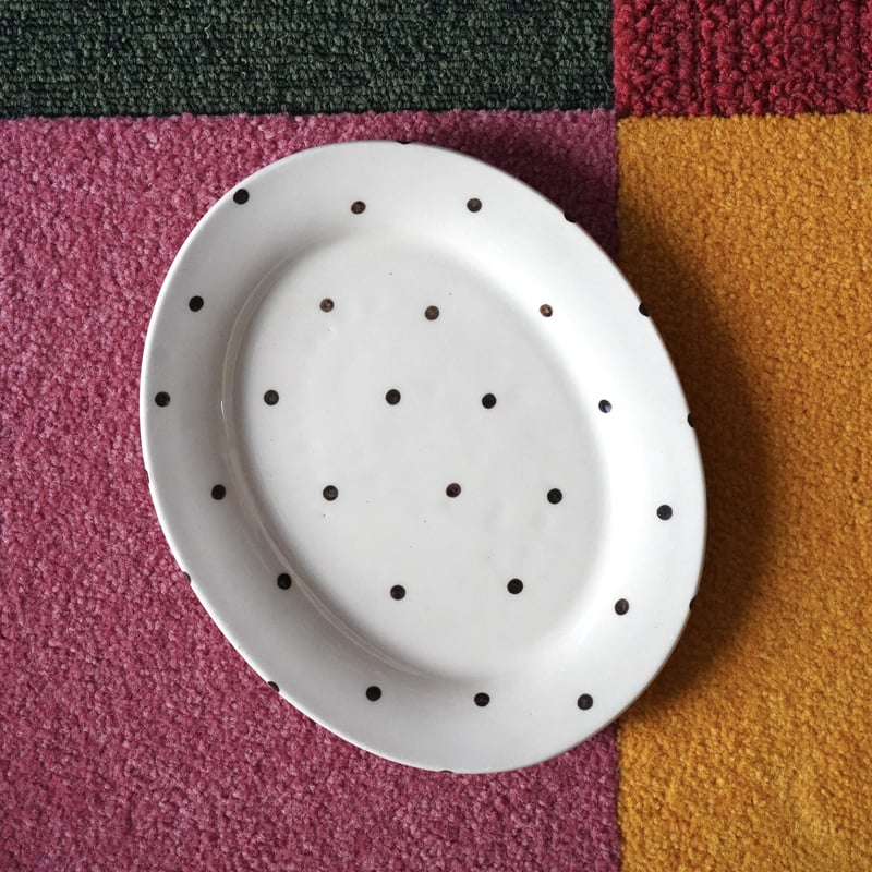 Oval Plate dot / 中囿義光さん | u; general store