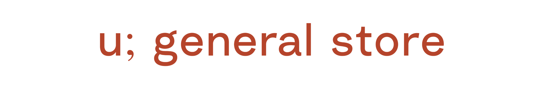 u; general store